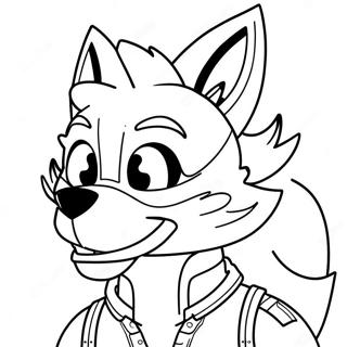 Funtime Foxy Coloring Page 49974-41679