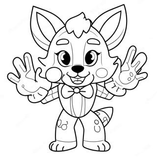 Funtime Foxy Coloring Page 49974-41680