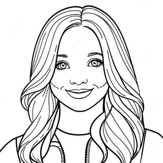 Dove Cameron Coloring Page 50054-41739