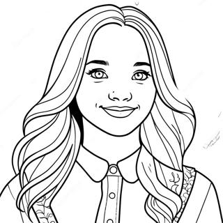 Dove Cameron Coloring Page 50054-41740