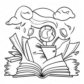 Summer Reading Coloring Page 50064-41748