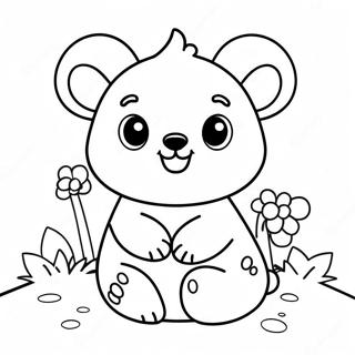 Cute Animals Coloring Page For 3 Year Olds 50075-41771