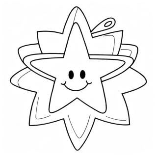 Shining Star Coloring Page 50095-41775