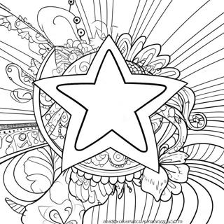 Shining Star Coloring Page 50095-41776