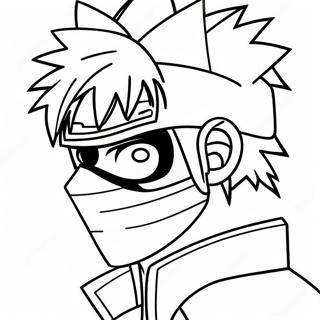 Sharingan Kakashi Coloring Page 50104-41790