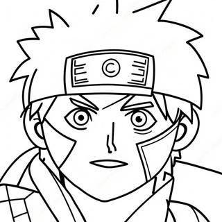 Sharingan Kakashi Coloring Pages