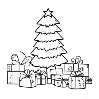 Minecraft Christmas Tree Coloring Page 50114-41782