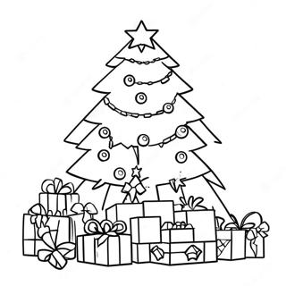 Minecraft Christmas Tree Coloring Page 50114-41783