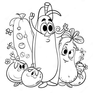 Veggietales Coloring Page 5012-4019