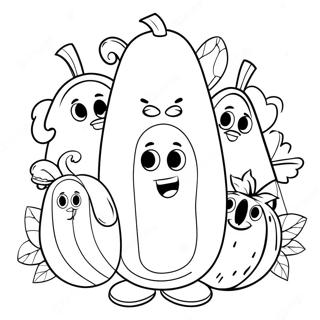 Veggietales Coloring Page 5012-4020