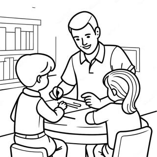 School Counselor Coloring Pages