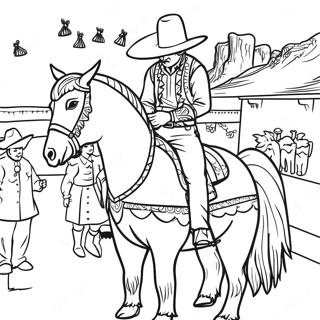 Charro Days Festival Coloring Page 50154-41822