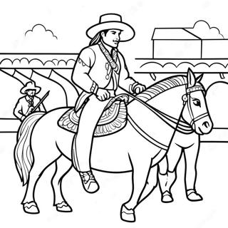 Charro Days Festival Coloring Page 50154-41823