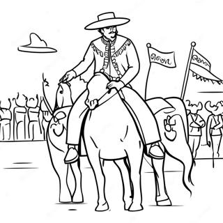 Charro Days Parade Coloring Page 50155-41829