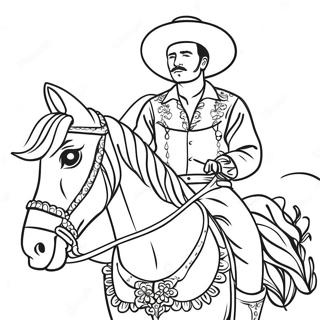 Charro Days Parade Coloring Page 50155-41831