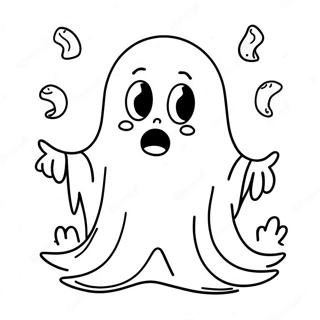 Sad Ghost Club Coloring Page 50164-41827