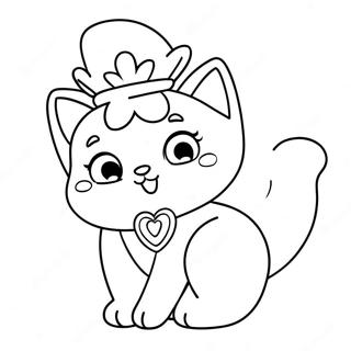 Adventurous Princess Peach Cat Coloring Page 50175-41855