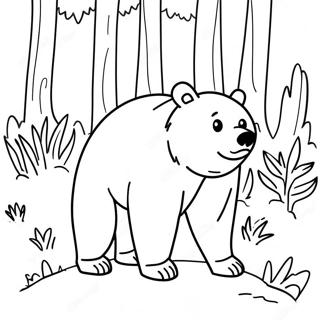 Black Bear Coloring Pages