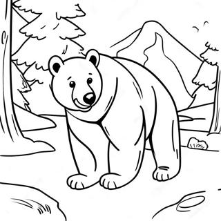 Black Bear Coloring Page 50184-41840