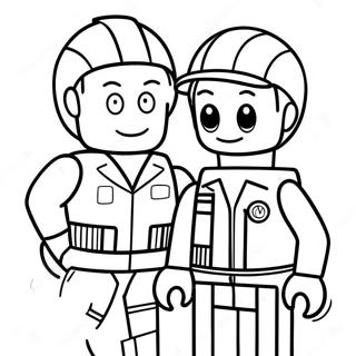 Emmet And Wyldstyle Adventure Coloring Page 50205-41864