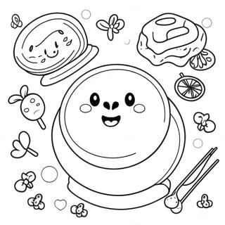 Disney Lunar New Year Food Coloring Pages