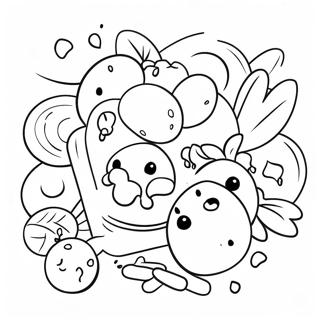 Disney Lunar New Year Food Coloring Page 50214-41874