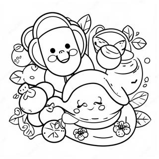 Disney Lunar New Year Food Coloring Page 50214-41875