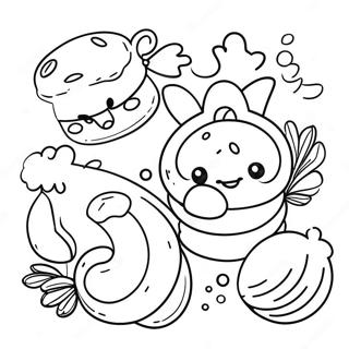 Disney Lunar New Year Food Coloring Page 50214-41876