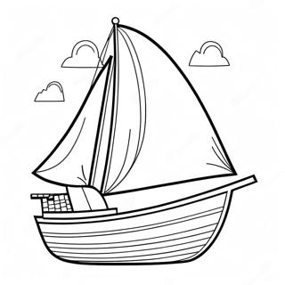 Lego Boat Coloring Pages