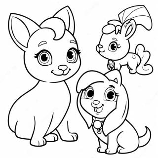 Palace Pets Coloring Page 5022-4027