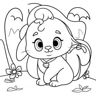 Adventurous Palace Pets Coloring Page 5023-4030