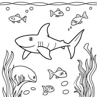 Bruce The Shark Underwater Coloring Page 50245-41899