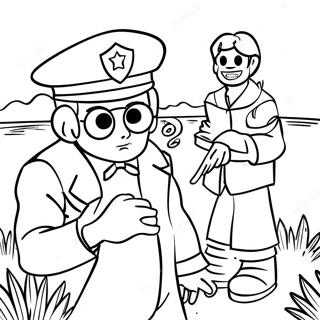 Stranger Danger Awareness Coloring Page 50284-41930