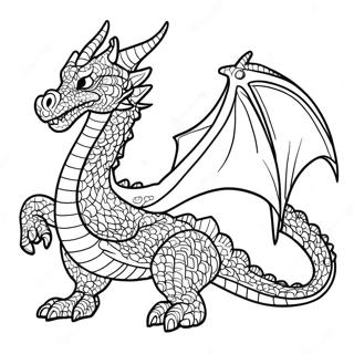 Difficult Dragon Coloring Page 50304-41940