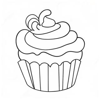 Halloween Cupcake Coloring Page 50314-41947