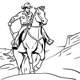 Rodeo Western Coloring Page 5032-4034