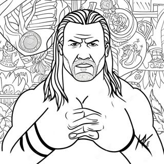 Wwe Coloring Page 50354-41976