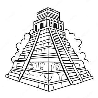 Ancient Inca Temple Coloring Page 50405-42029