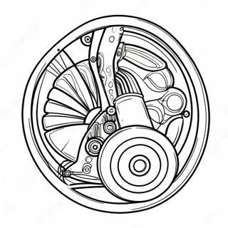 Fun Pulley System Coloring Page 50455-42058