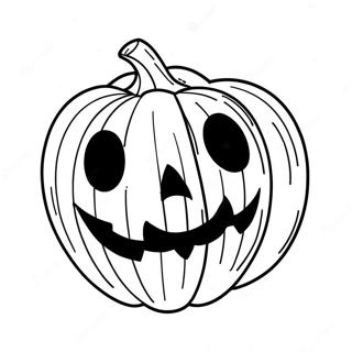 Spooky Halloween Pumpkin Coloring Page 50485-42092