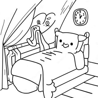 Bedtime Coloring Pages