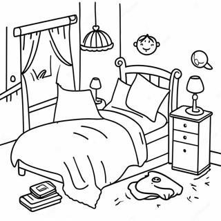 Bedtime Coloring Page 50504-42095