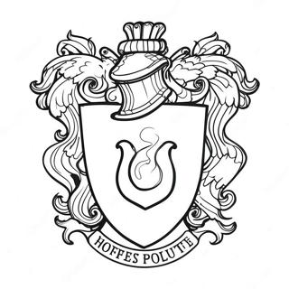 Hufflepuff Crest Coloring Page 50514-42102