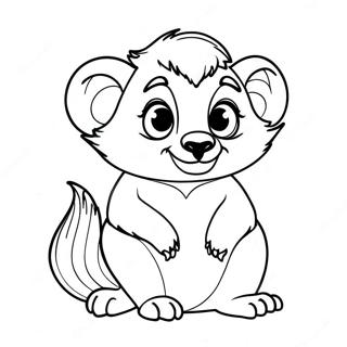 Hufflepuff Badger Coloring Page 50515-42098