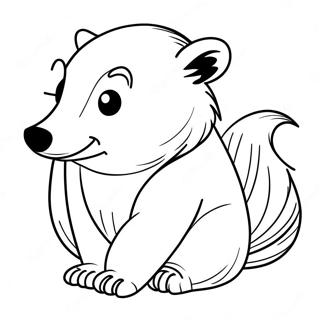 Hufflepuff Badger Coloring Page 50515-42099