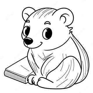 Hufflepuff Badger Coloring Page 50515-42100