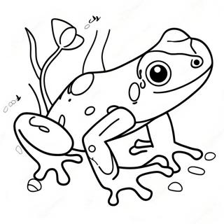 Poison Dart Frog Coloring Page 50544-42128