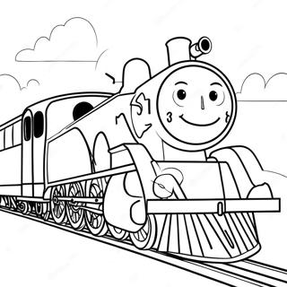 Percy The Train Coloring Pages