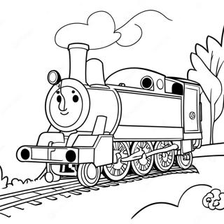 Percy The Train Coloring Page 50584-42158