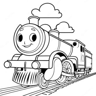 Percy The Train With Friends Coloring Page 50585-42174